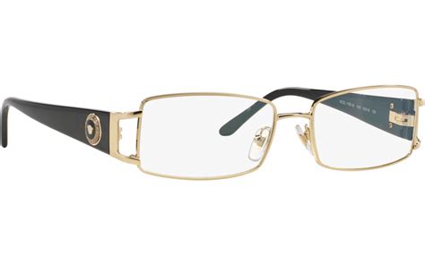 versace men's rx eyeglasses|clear Versace glasses on face.